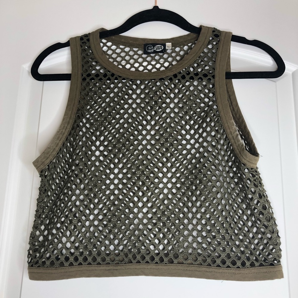 Cheap Monday Mesh Crop Top
